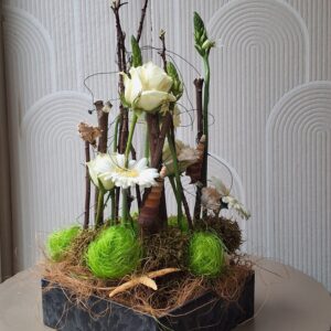 Botanisch Ecru – Natuurlijk tafelstuk