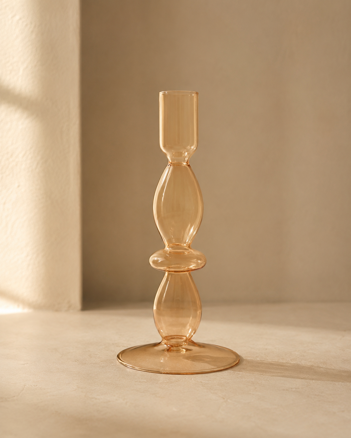 Houten windlicht – wit