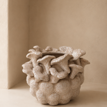 Ledkaars – cement/paars