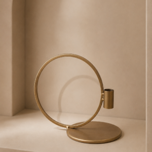 Kandelaar - gouden ring - middel