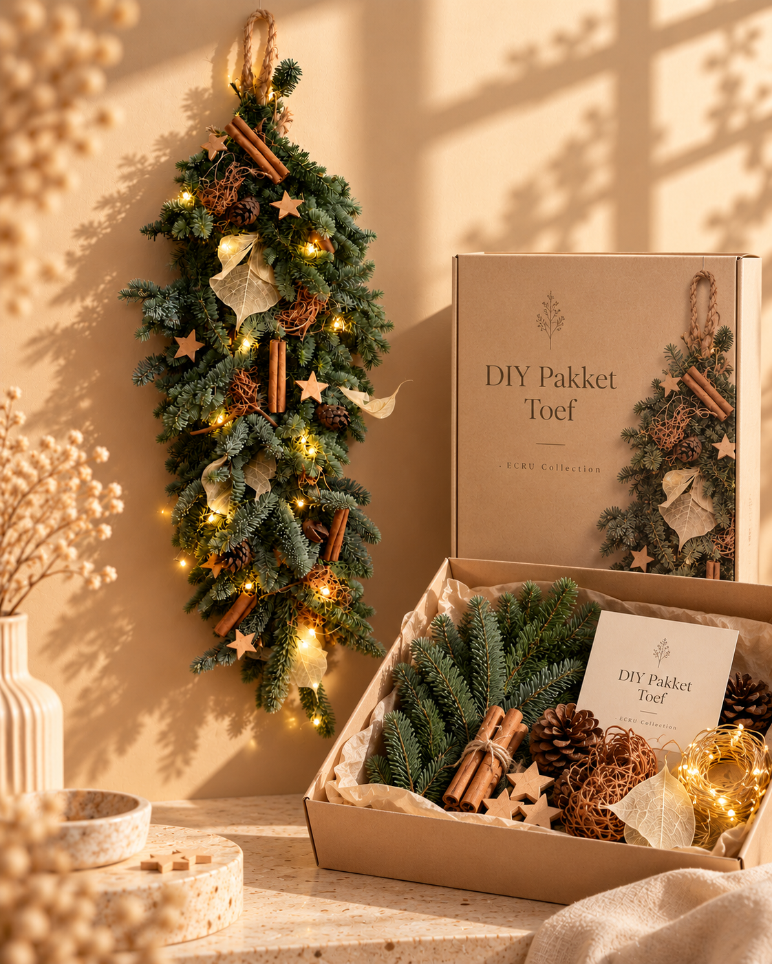 DIY Kersttoef met lampjes – Creëer jouw eigen kerstsfeer ✨
